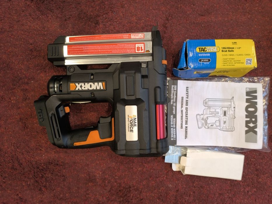 New Worx Nailer - Nail /Staple Gun WX840