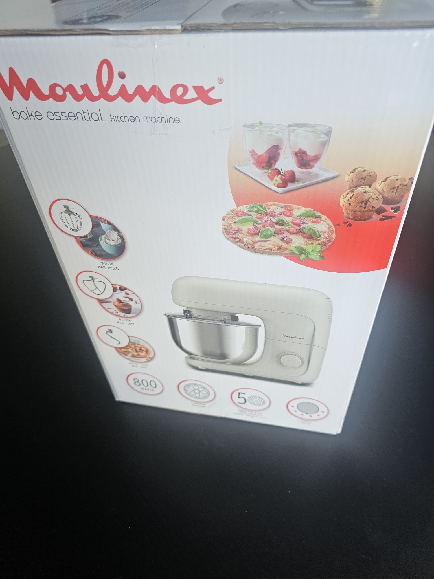 Batedeira NOVA e SELADA  - inox - Garantia 3 anos
