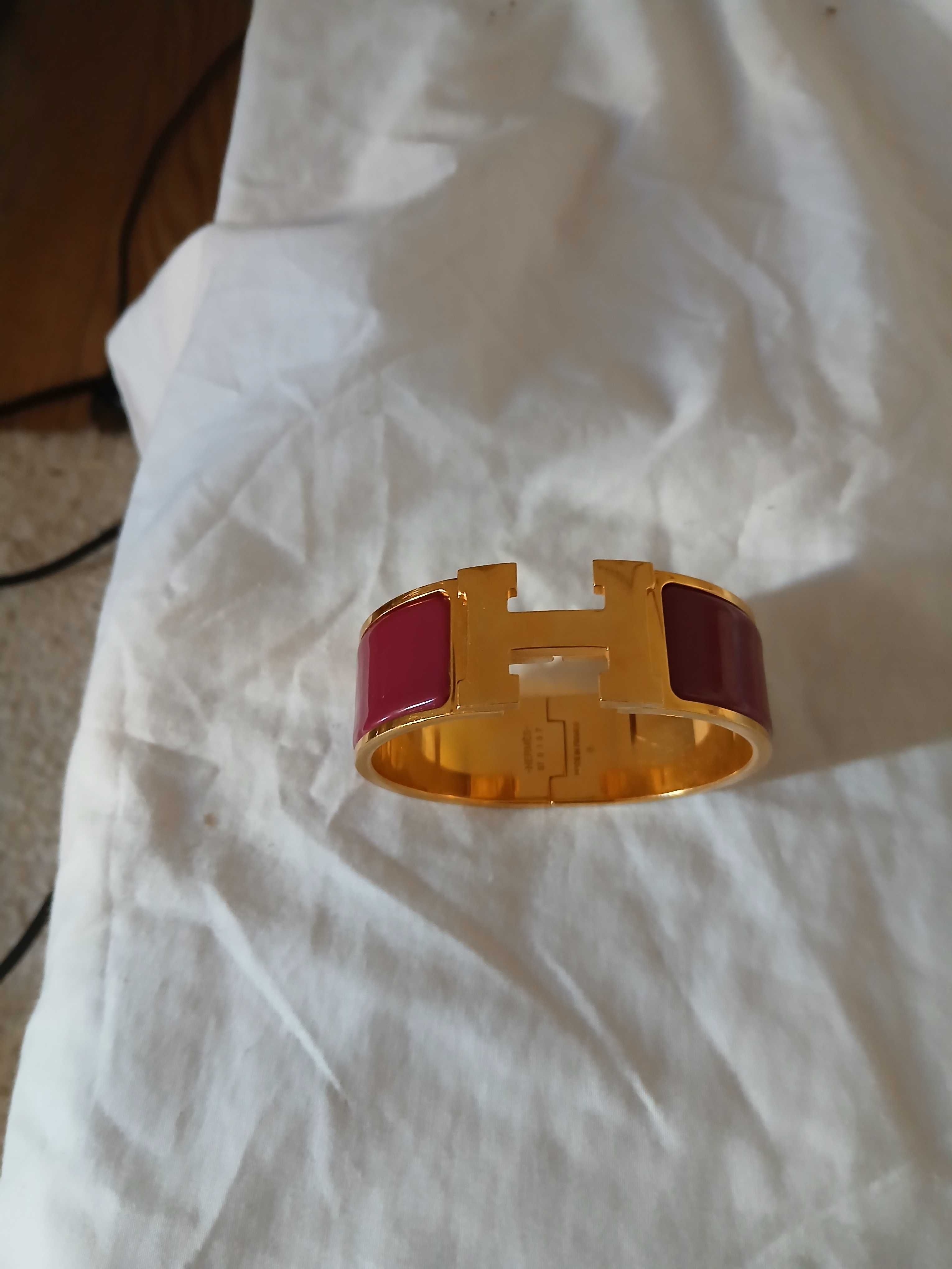 Pulseira Hermes em metal