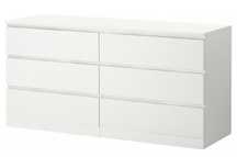 Comoda 6 gavetas IKEA Malm
