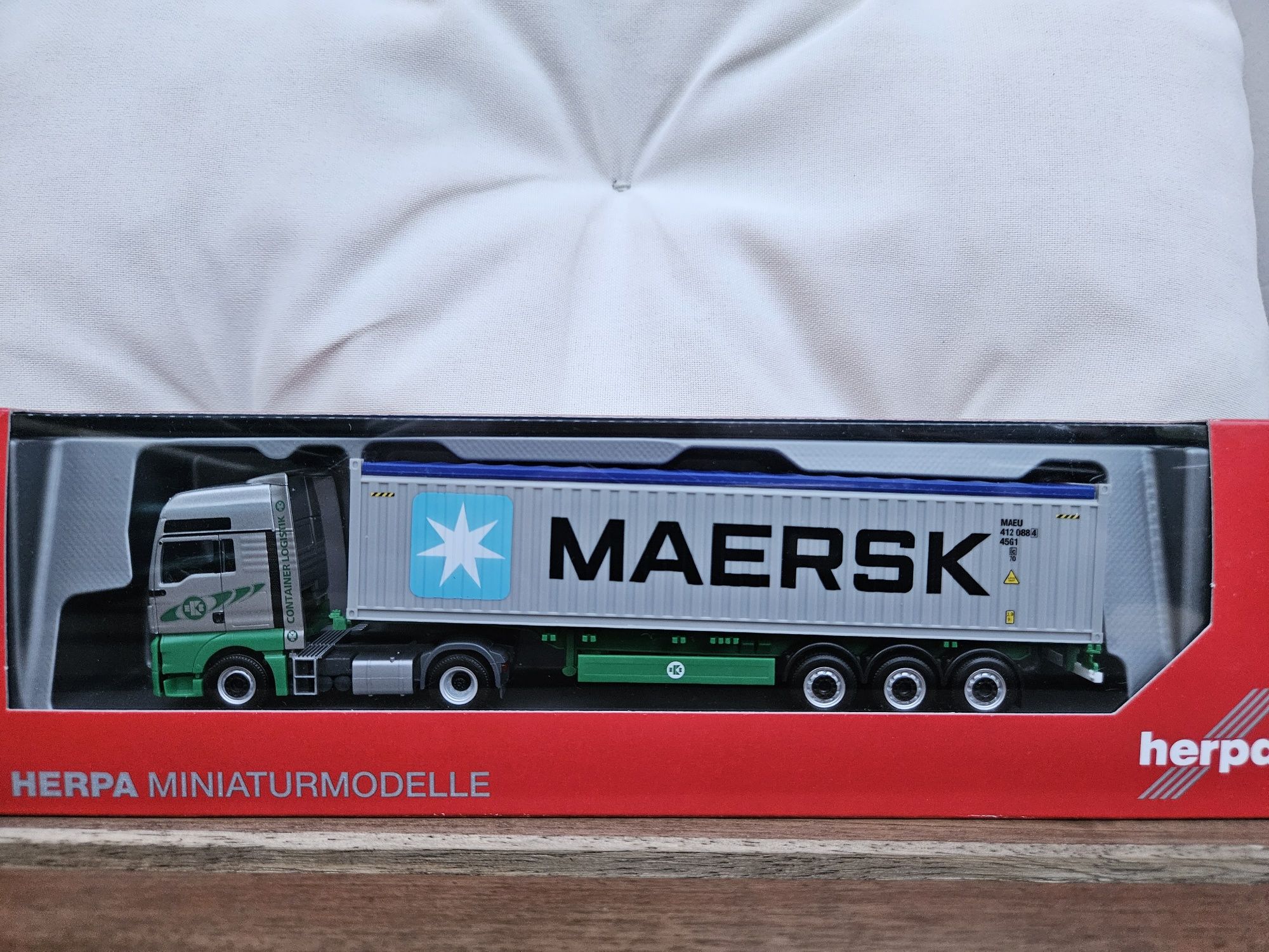 Herpa 308441 MAN TGX XXL EKB/Maersk 1/87 H0