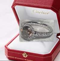 Кольцо с бриллиантами в стиле  Cartier