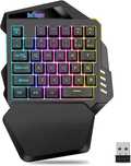 RedThunder G60 bezprzewodowa klawiatura do gier jednoręczna, RGB