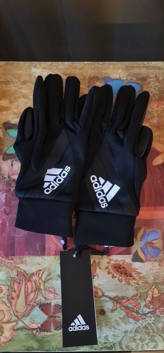 Rękawiczki Adidadas, rękawice jesienno zimowe do biegania, na rower.