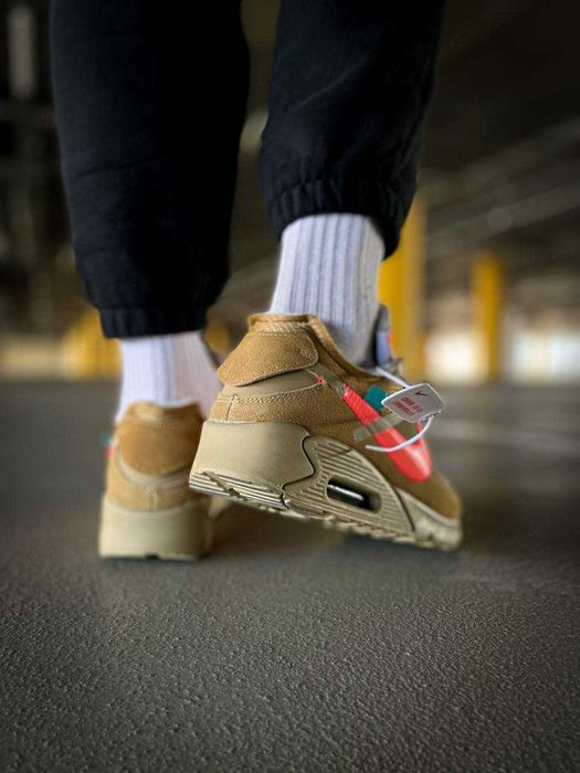 Meskie buty Off White NK Air Max 90 "Desert Ore" obuwie meskie 41-45