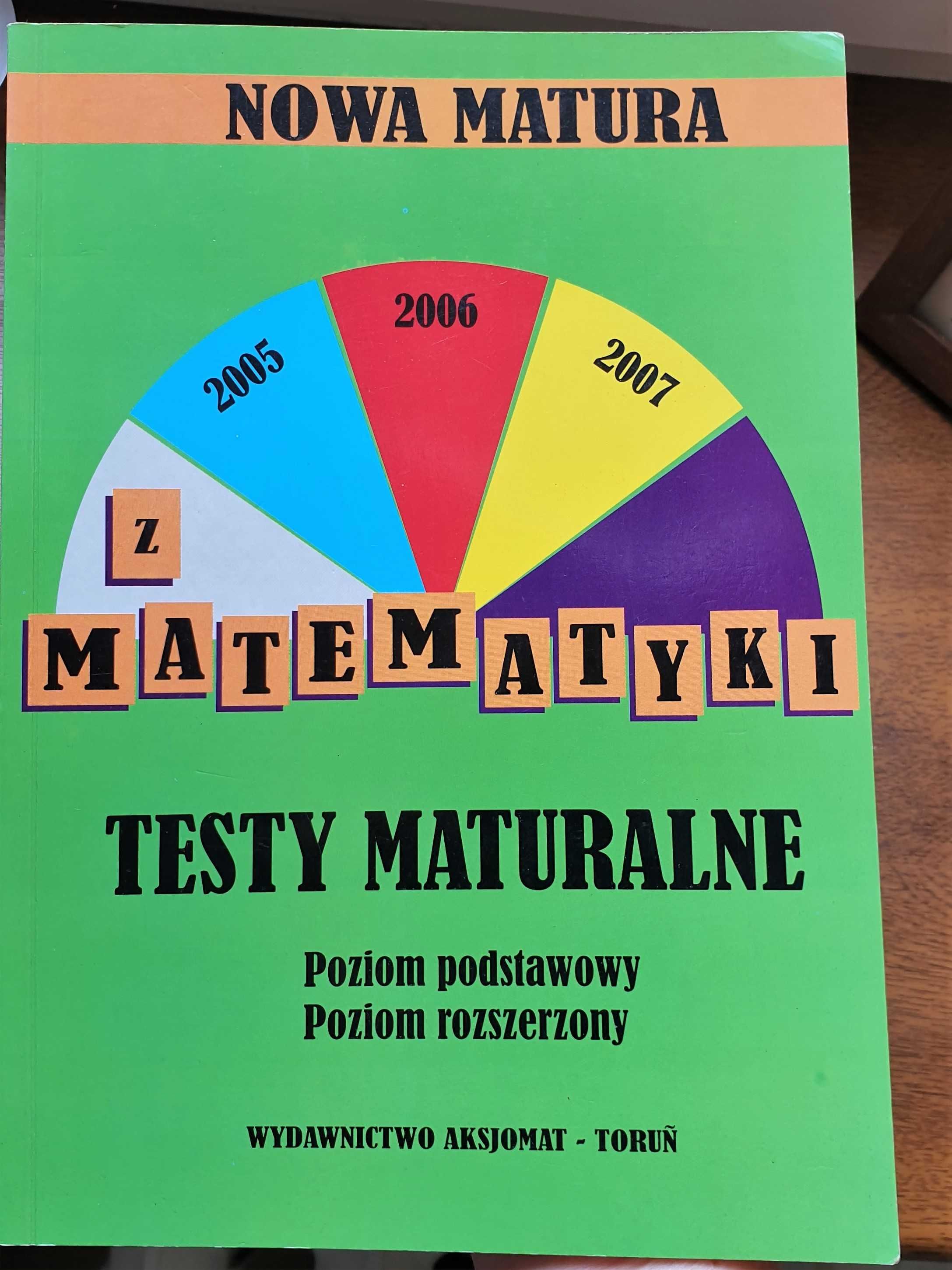 Testy maturalne z matematyki wydawnictwo Aksjomat