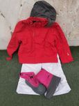 Quispo + calças + botas da neve
