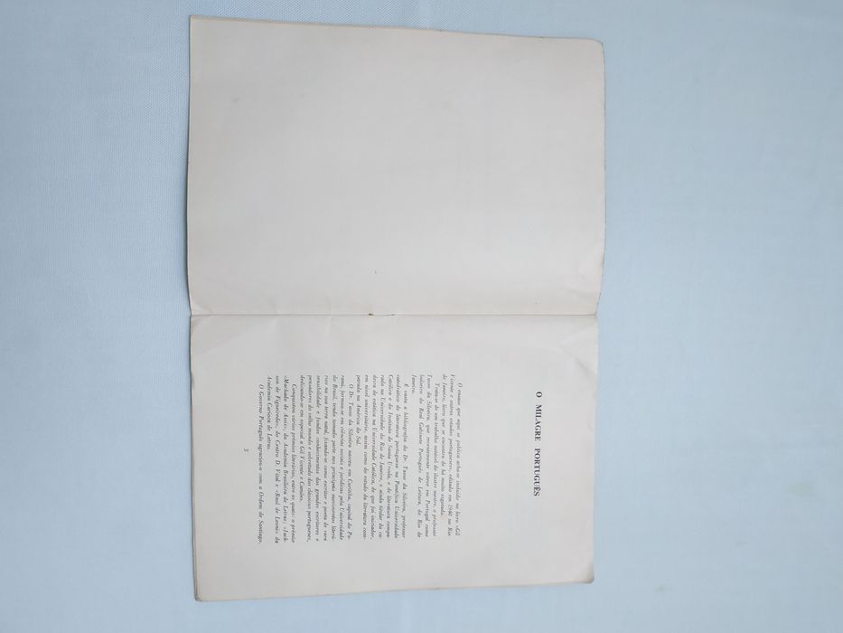 Livro O Milagre Português de 1959