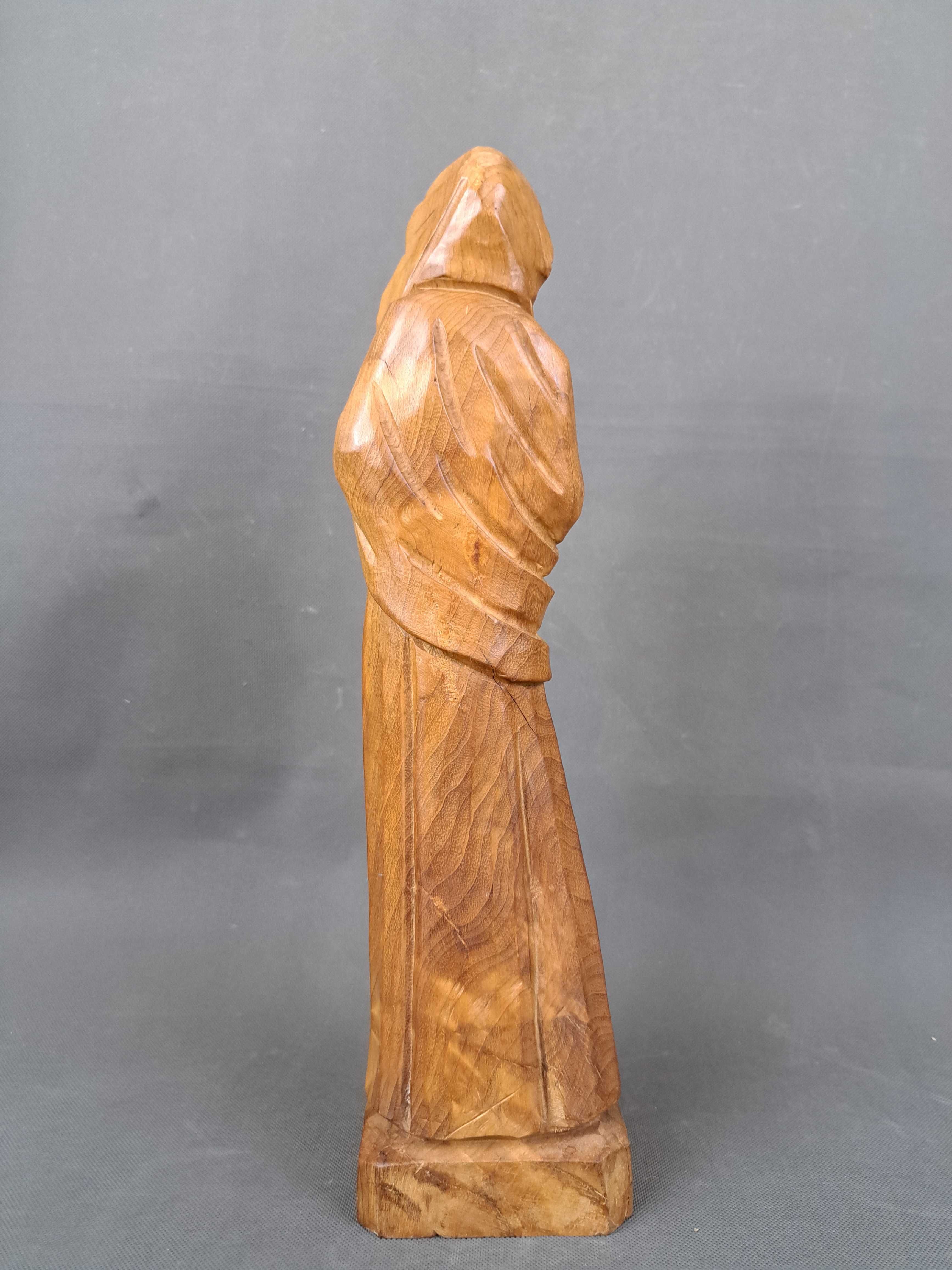 Matka Boska z Dzieciątkiem, Madonna, rzeźba drewniana wys. 46 cm