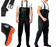wodery rybackie spodnie wędkarskie gumowe z szelkami 45 42/43/44/45/46
