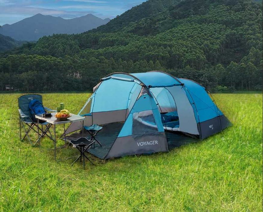 Nowy Namiot Turystyczny Kempingowy 4 Osobowy Duży 3000mm 230x260x150