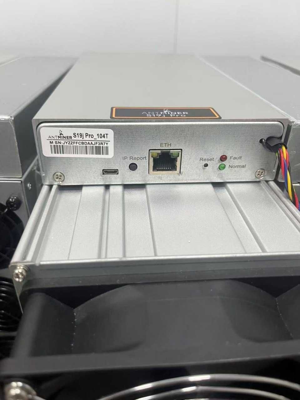 БУ Bitmain  Antminer S19 j pro 104T (120T) , Майнер + Гарантія ОПТ