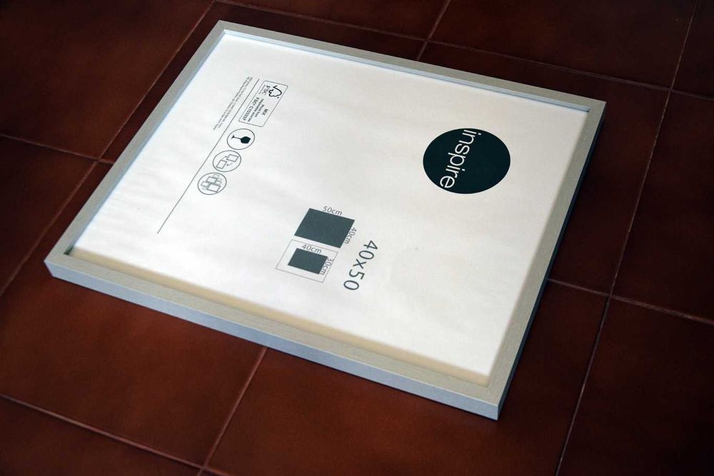 Moldura Prata 50x40