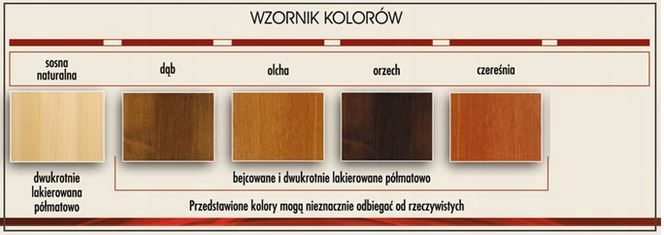 Szafa drewniana sosnowa Boro III 3D/5S producent