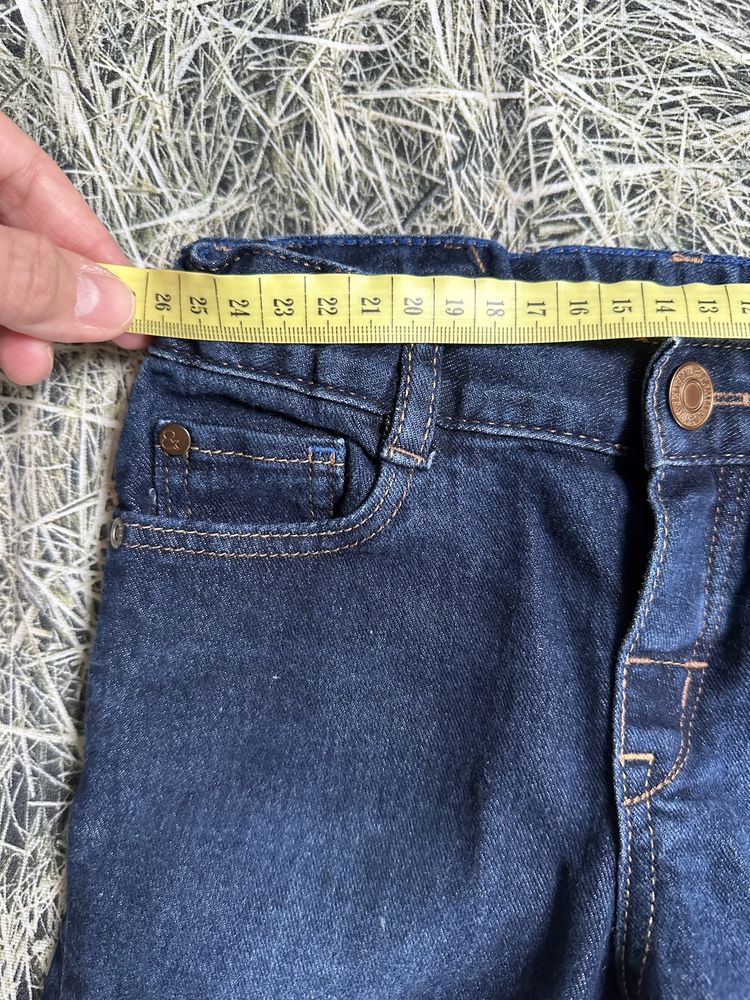 Spodnie jeansowe H&M regulowane w pasie - rozmiar 86