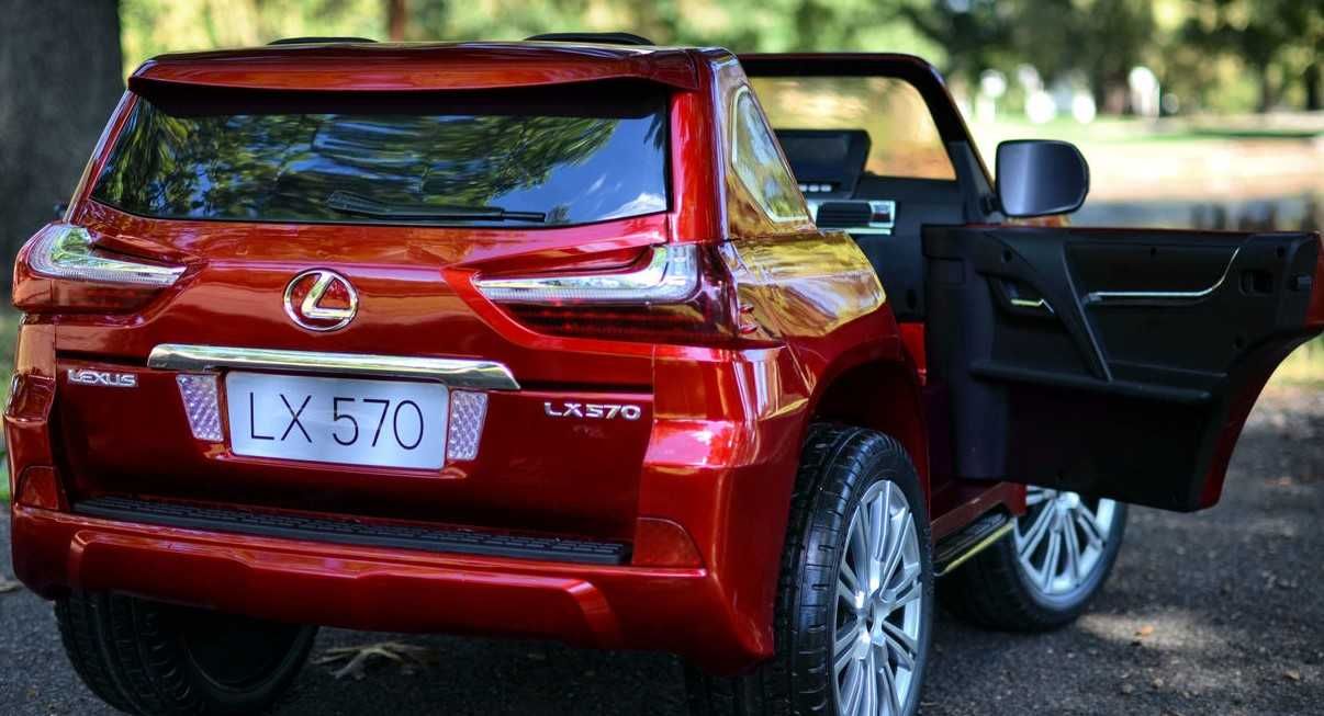 Pojazd na Akumulator LEXUS DK-LX570 Czerwony Lakierowany MP4 4x4