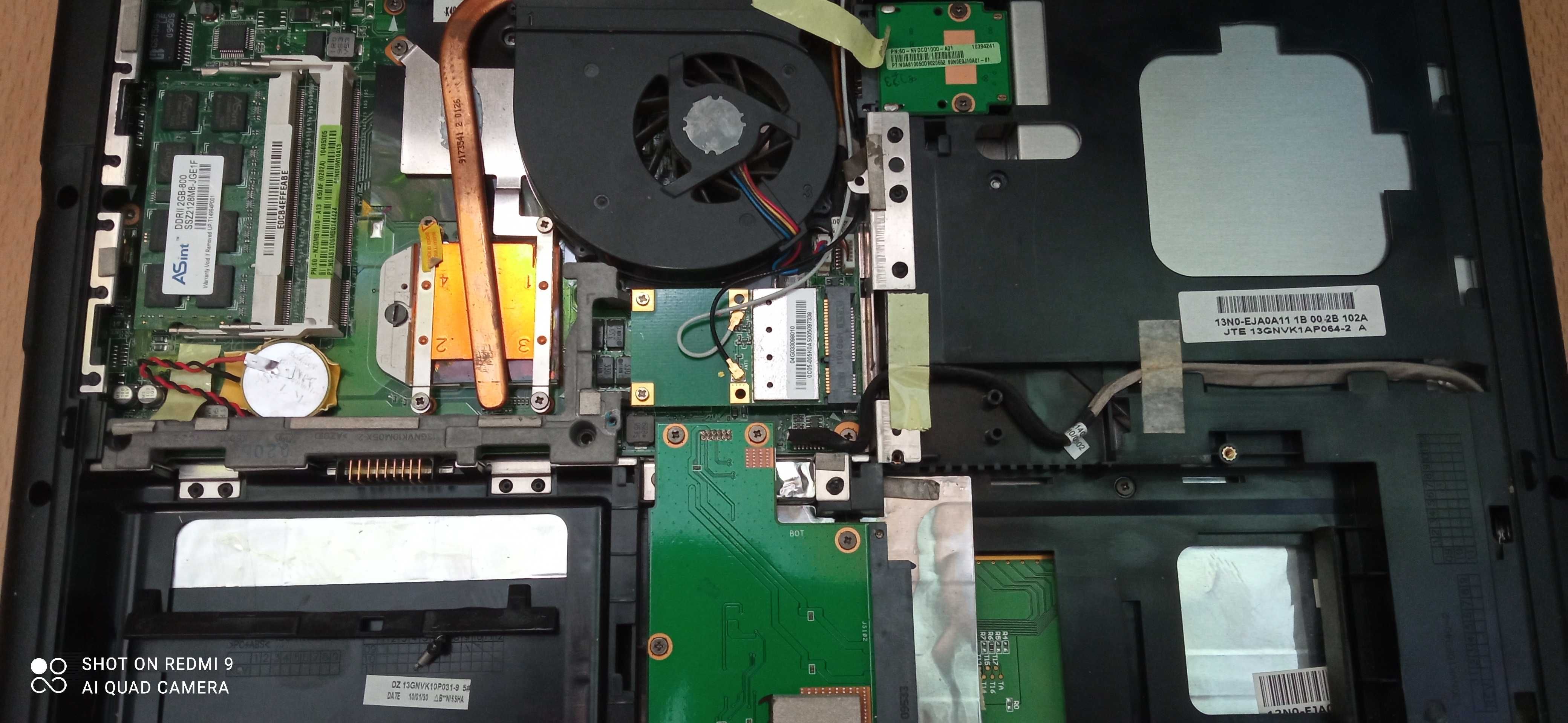 laptop na części  ASUS K50AF