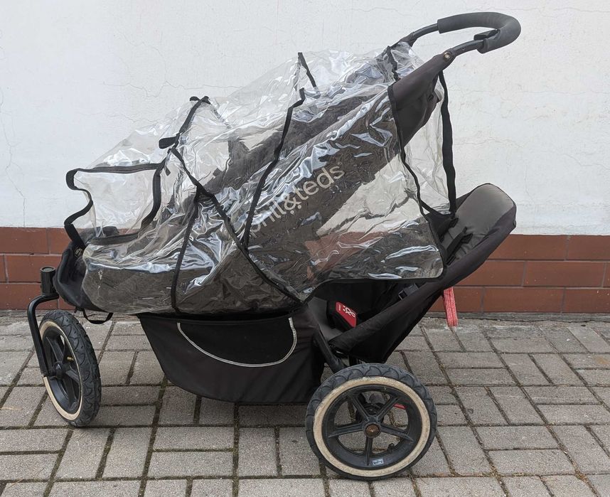 Wózek spacerowy składany Phil & Teds dla jednego lub dwojga dzieci