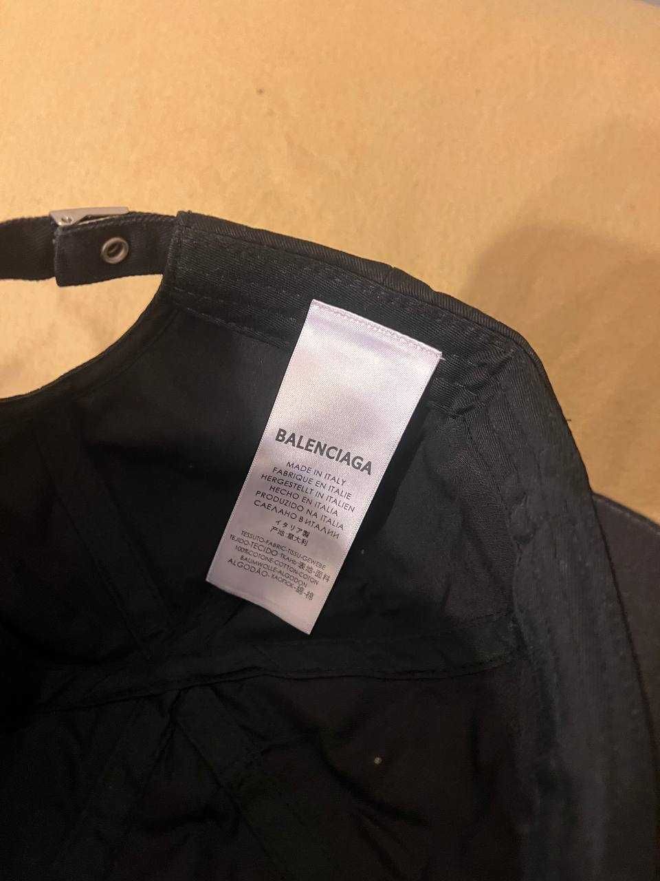 Balenciaga czapka z dzkiem czarna cap nowa uniseks