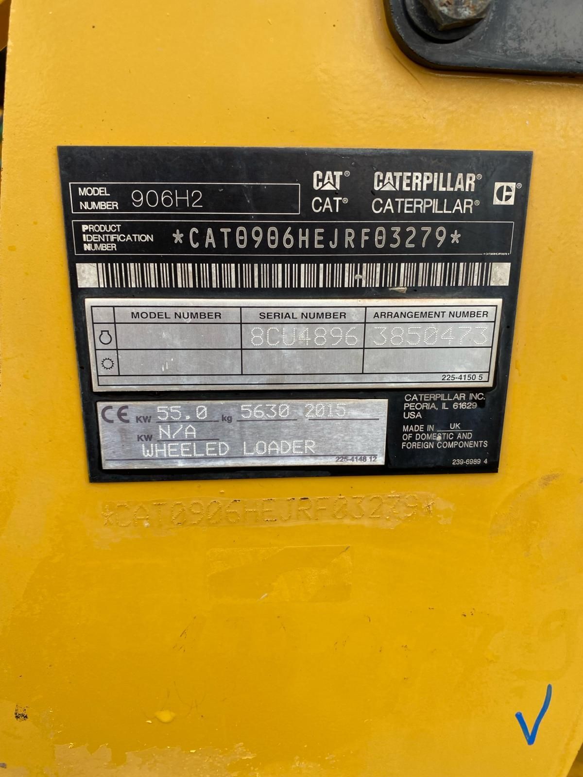 Ładowarka kołowa CAT CATERPILLAR 906 H2