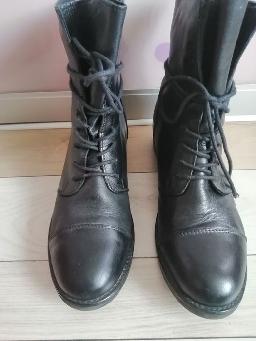 Ботинки, Кожаные, 40