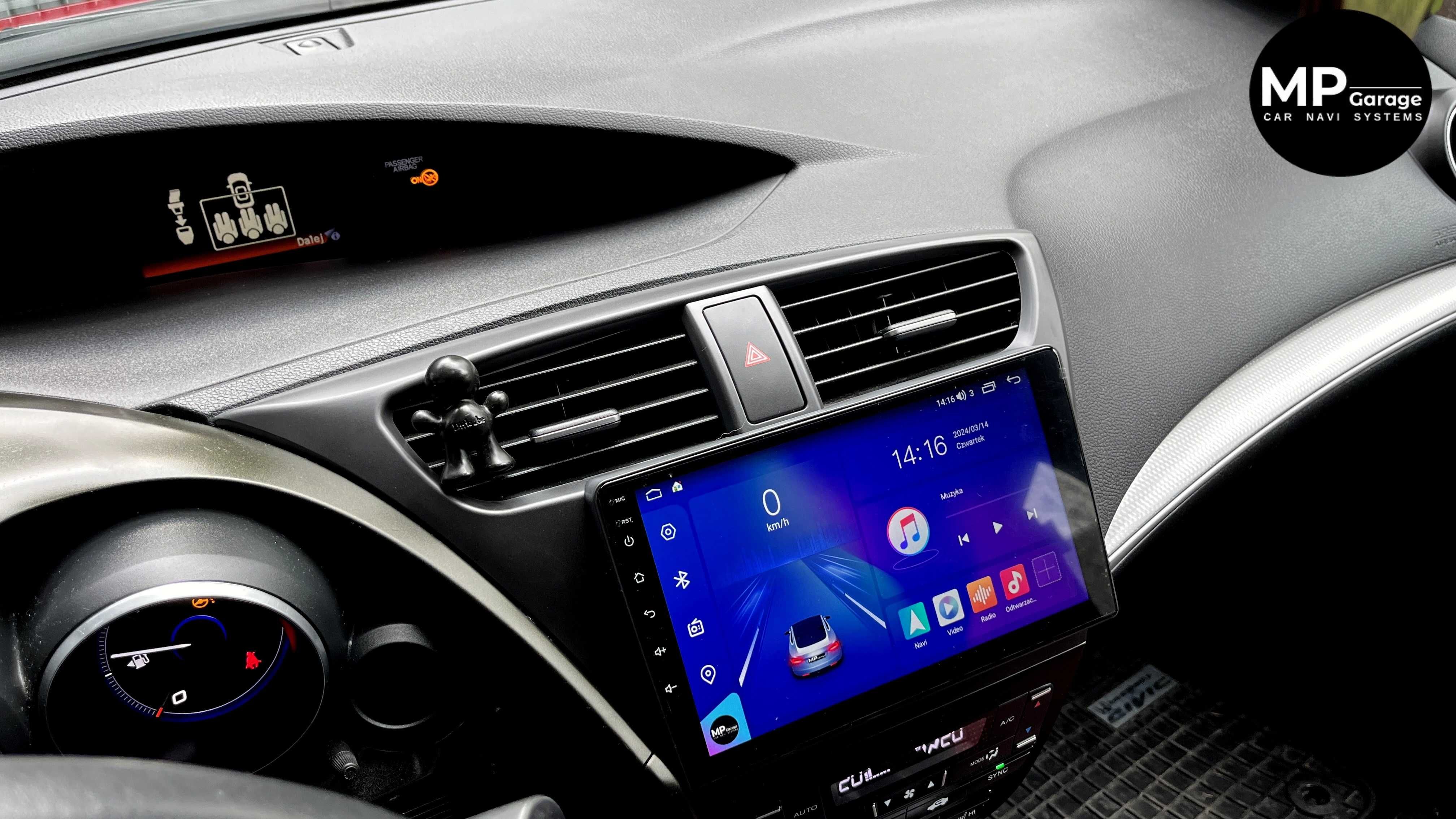 HONDA CIVIC 9 FK FB Nawigacja Android 11 Apple CarPlay/AA Qled