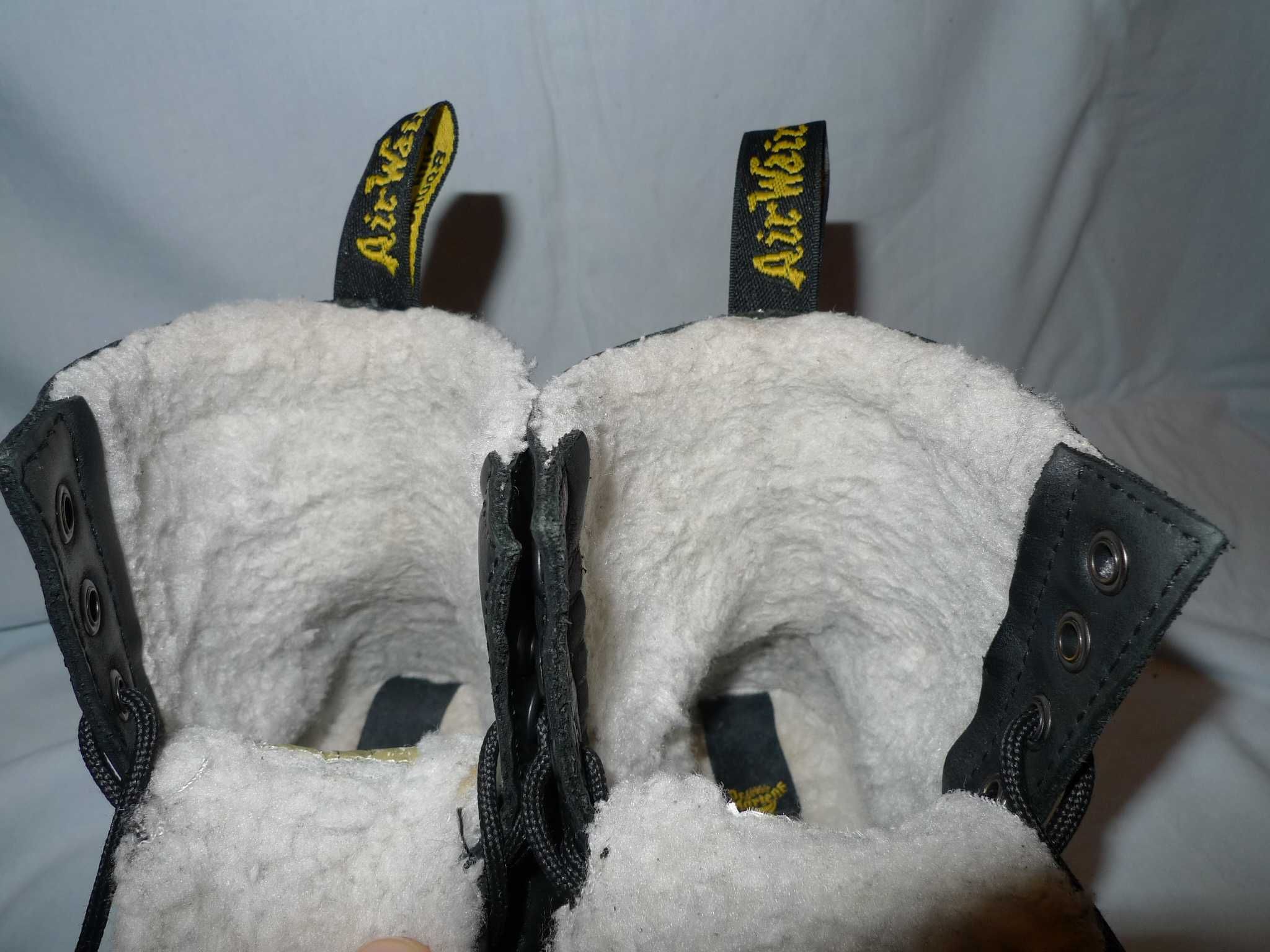 Dr MARTENS Serena r.37/23,5cm Glany skórzane ocieplane zimowe buty