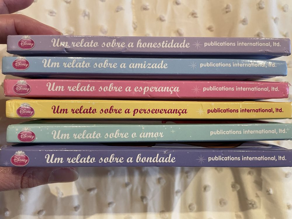 Pack 6 livros Disney princesas Virtudes para cada dia