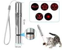 Wskaźnik laserowy czerwony dla kota 3w1 latarka UV