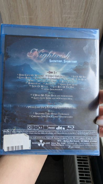 Nightwish – Showtime, Storytime Blu-ray | Nowy, zafoliowany!