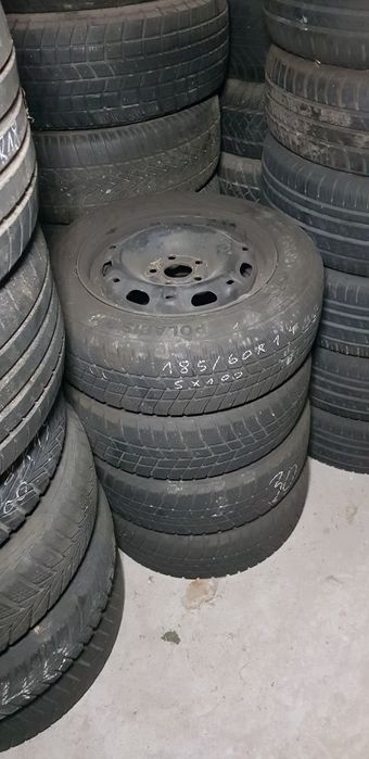 Koła polo fabia ibiza  felgi stalowe 5x100 6j et43 opony 185/60R14