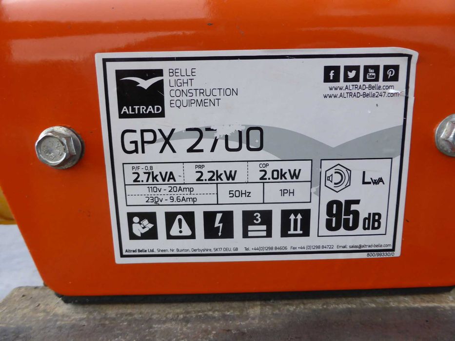 Agregat prądotwórczy BELLE GPX2700 2,2 KW