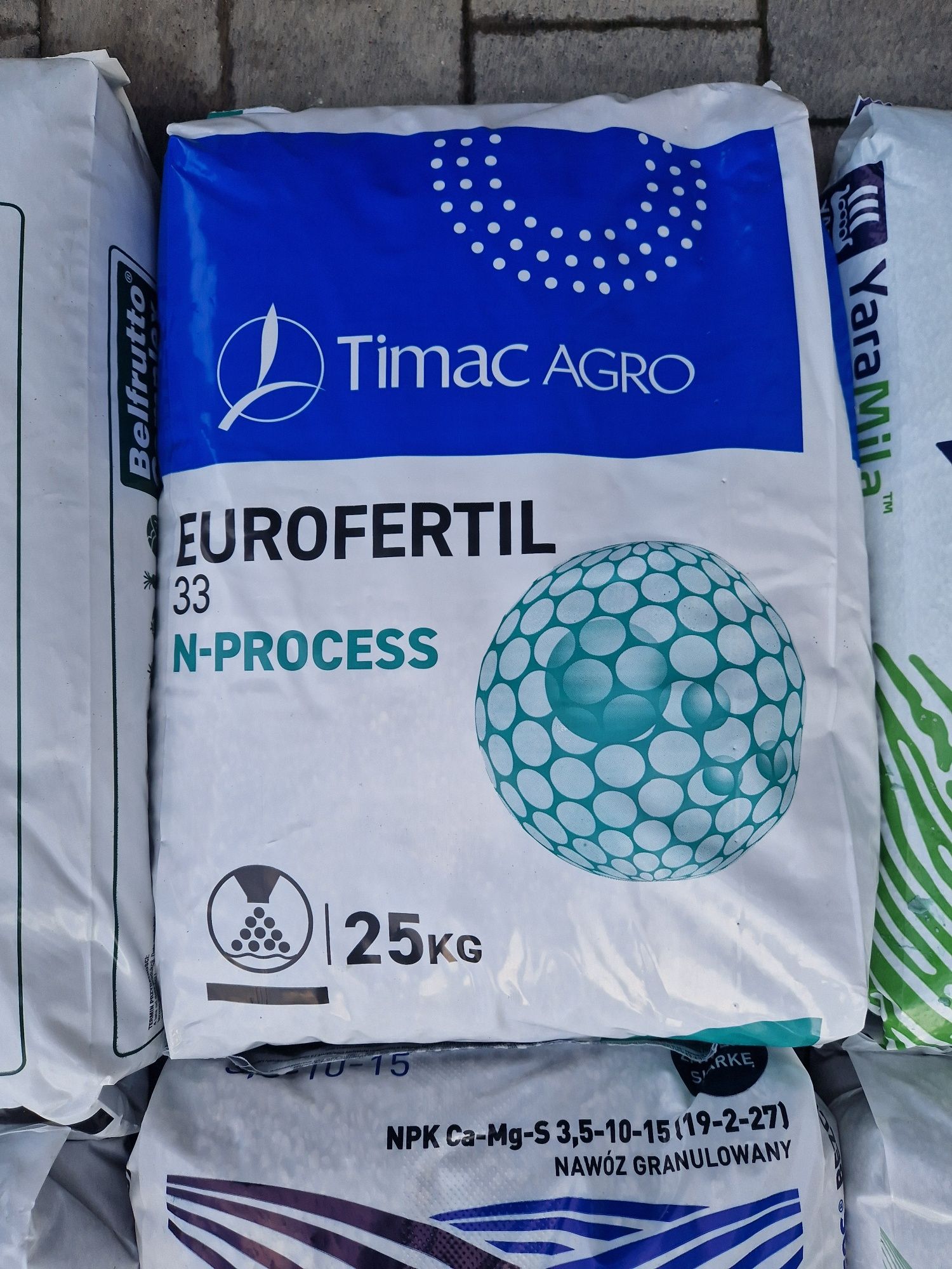 Nawóz bezchlorkowy Timac Agro eurofertil 33-N process owoce warzywa