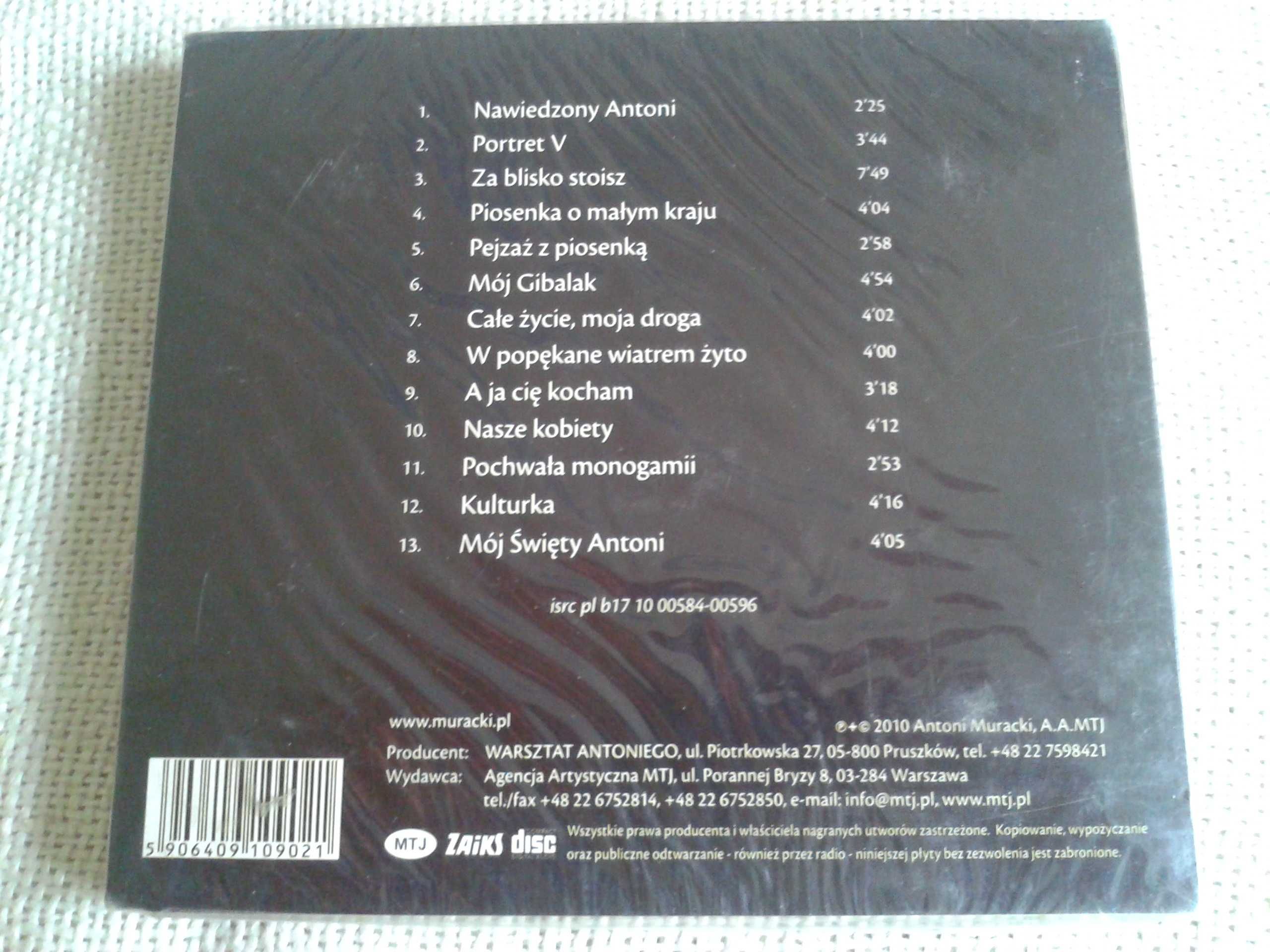 Antoni Muracki – Za Blisko Stoisz  CD