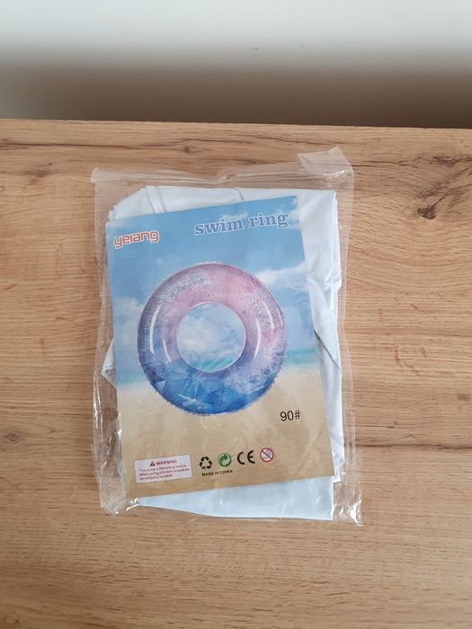 Koło do pływania błyszczące 90cm