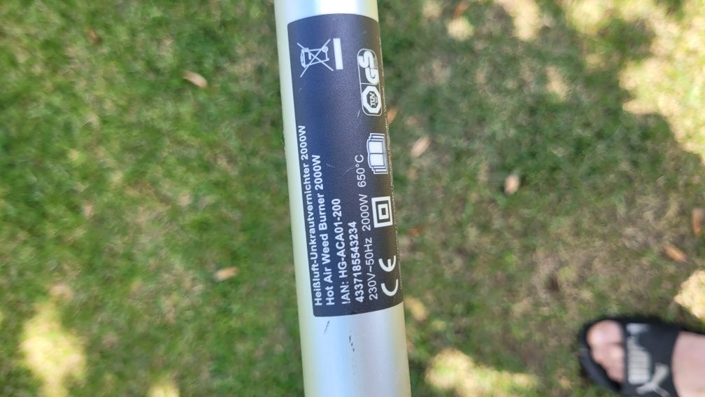 Wypalarka elektryczna do chwastów