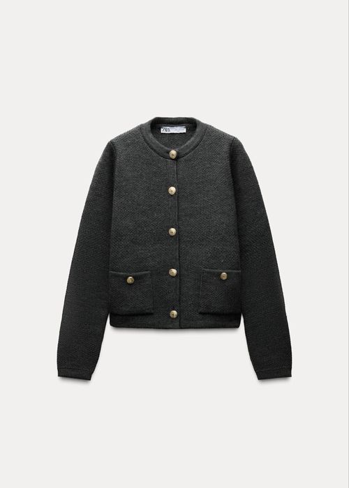 Кардиган Zara, сірий, розмір L