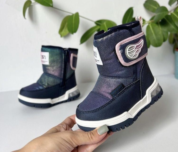 Зимние детские ботинки Том.м термо, сапоги на девочку овчина 24