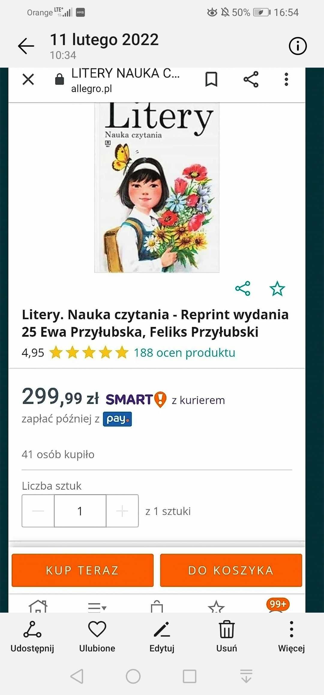 Litery nauka czytania - Ewa i Feliks Przyłubscy
