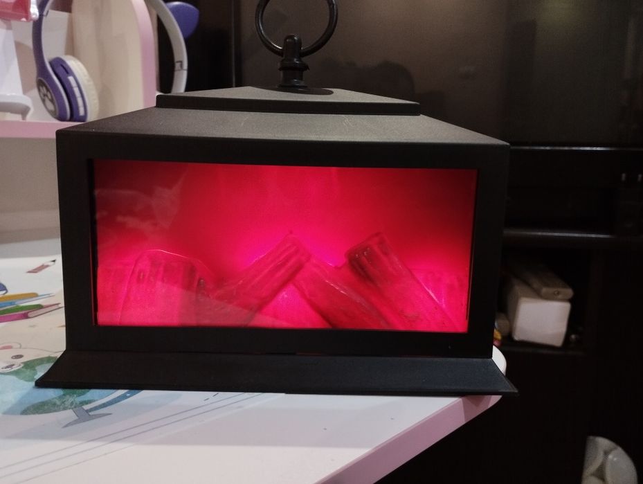 Нічник лед камін Livarno