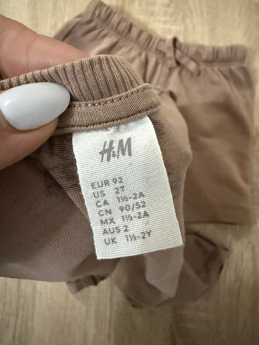Zestaw bawelniany h&m rozmiar 92