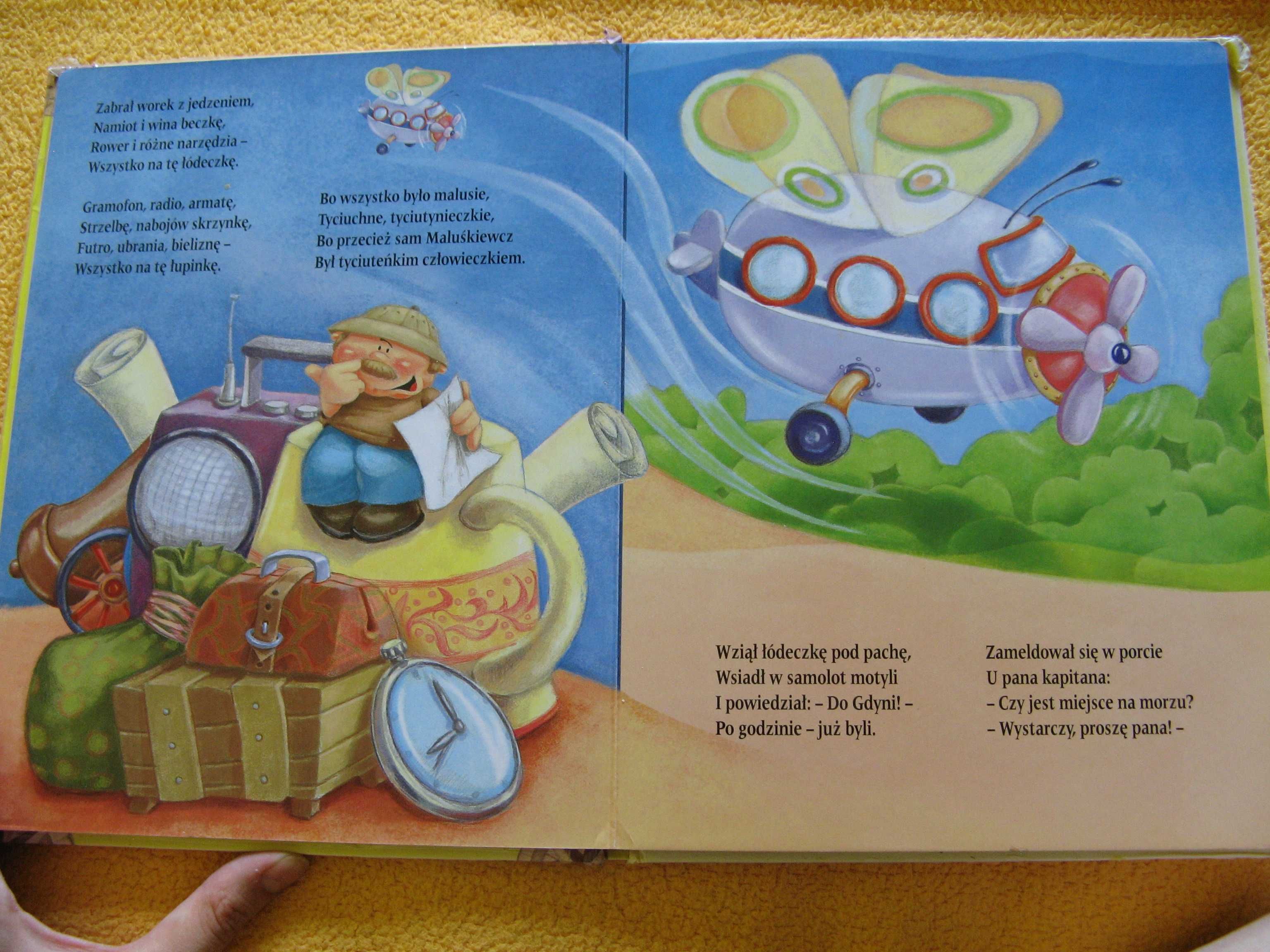 Książka dla dzieci Pan Maluśkiewicz i wieloryb Julian Tuwim
