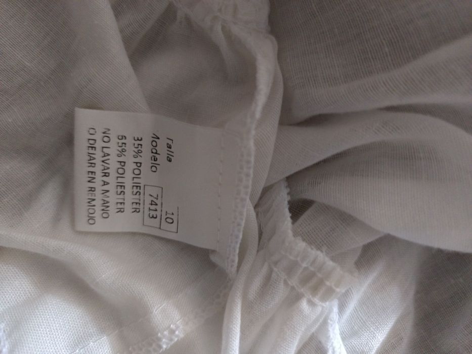 Vestido ceimonial.Talla 10.Spain