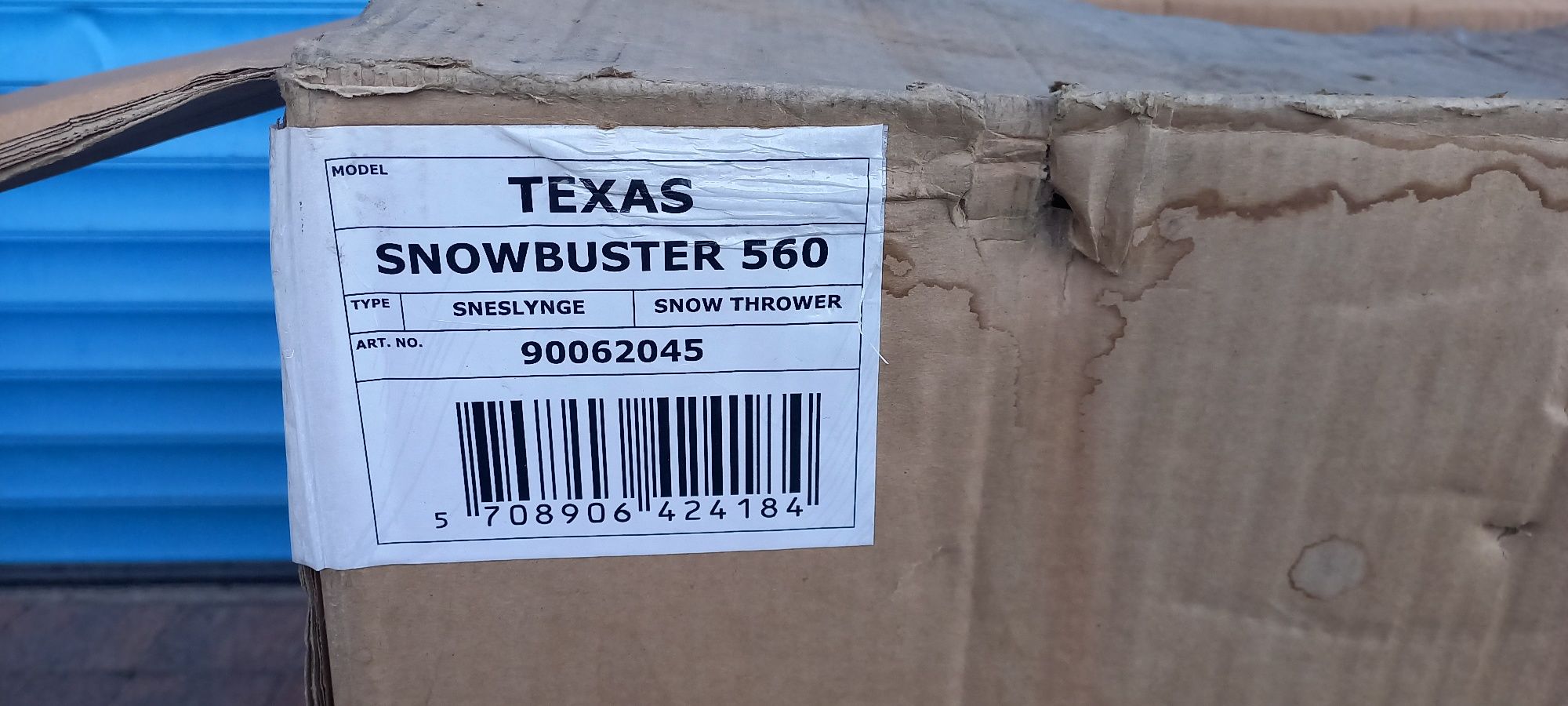 Nowa Odśnieżarka  texas  snowbuster 560