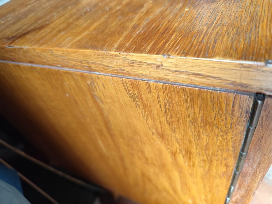 Komoda, szafka pod radio typ 859 Głuchołaskie Fabryki Mebli unikat PRL