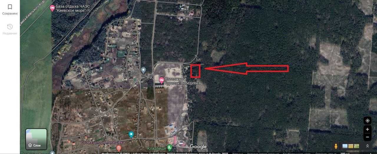 Ексклюзивна ділянка у с.Лебедівка, Вишгородського району.