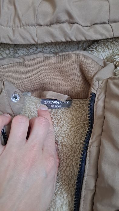 Kurtka zimowa chłopięca ocieplana 140