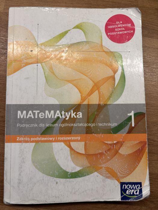 Matematyka 1 Nowa Era zakres podstawowy i rozszerzony