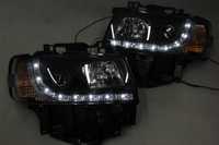 Lampy przednie przód VW T4 96-03 TRANSPORTER LED Black Tuning!