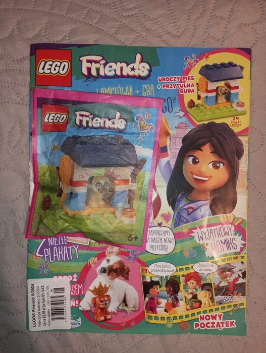 Klocki lego friends uroczy pies przytulna buda